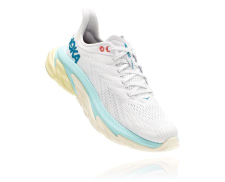 Hoka One One Clifton Edge Ženske Road Tekaški Čevlji Bela / Modra SI-586713Y